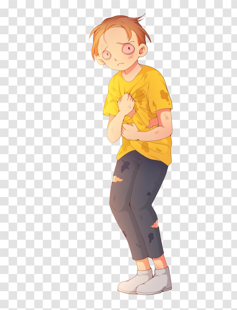 Sleeve Top Finger Outerwear Character - Watercolor - Evil Morty Transparent PNG