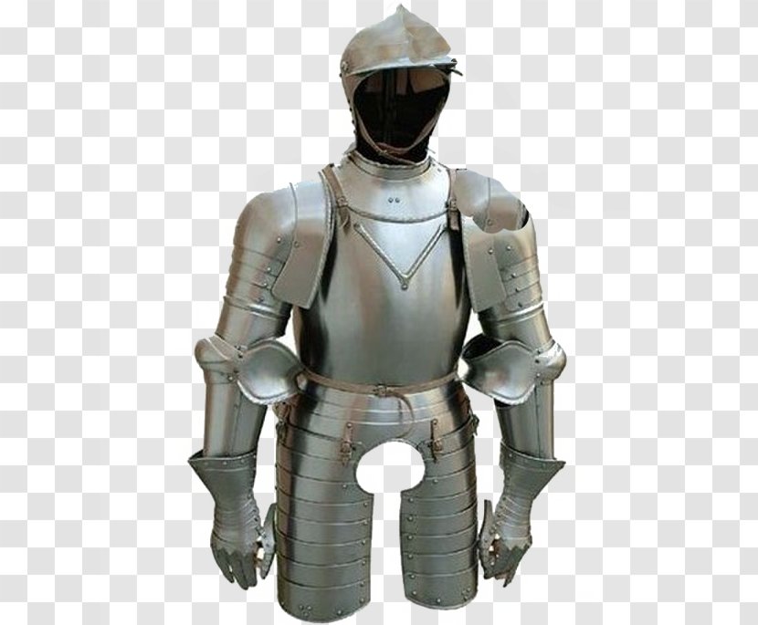 Plate Armour Middle Ages Body Armor Maximilian - Helmet - Knight Transparent PNG