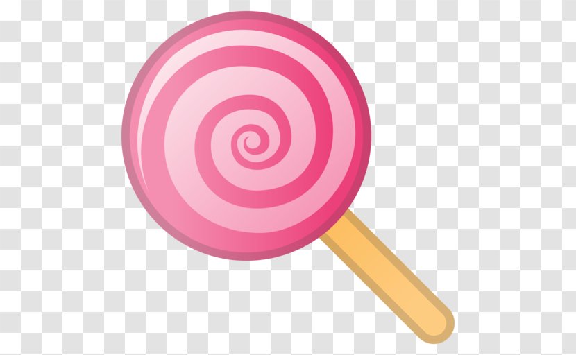 Lollipop Soda Emoji Candy - Pink Transparent PNG