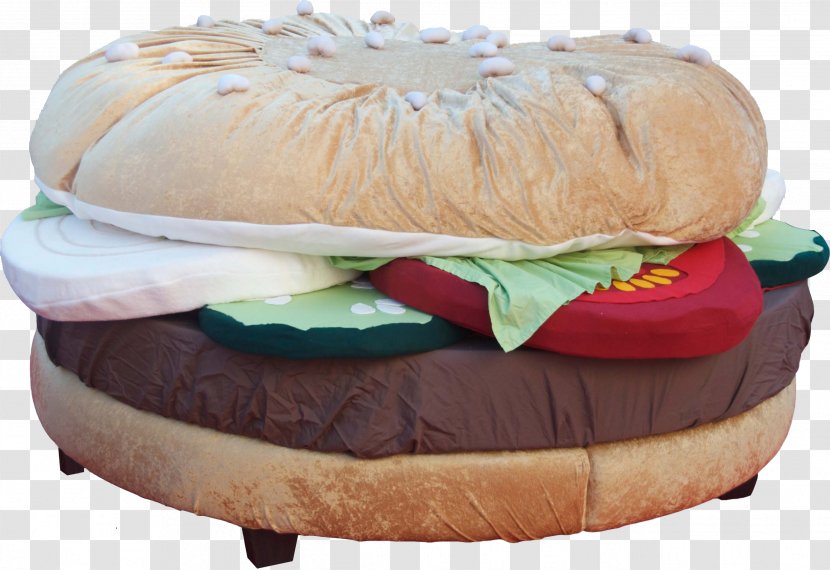 Hamburger Cheeseburger Table Bed Bean Bag Chair Transparent PNG