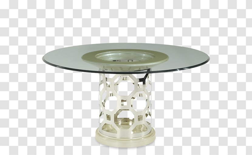 Contemporary Pearl Cylinder Base 60'' Round Glass Top Dining Table Room Furniture Chair - 60 Transparent PNG