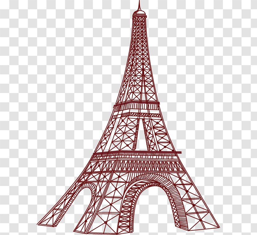Eiffel Tower Napkin IPhone 8 - Retina Display - Cartoon Transparent PNG