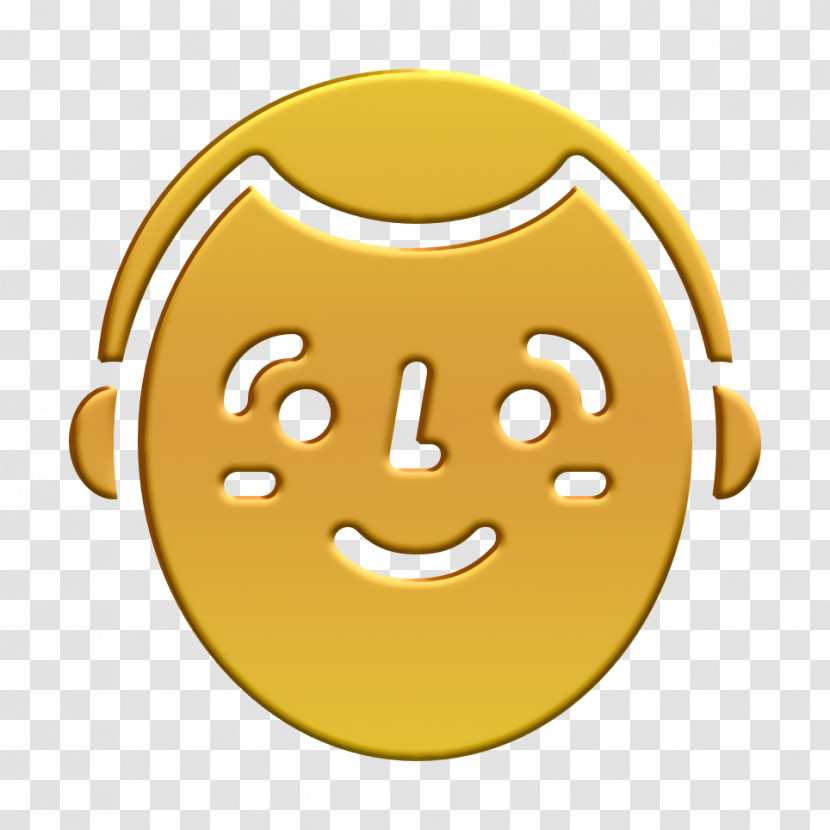 Happy People Icon Man Icon Emoji Icon Transparent PNG