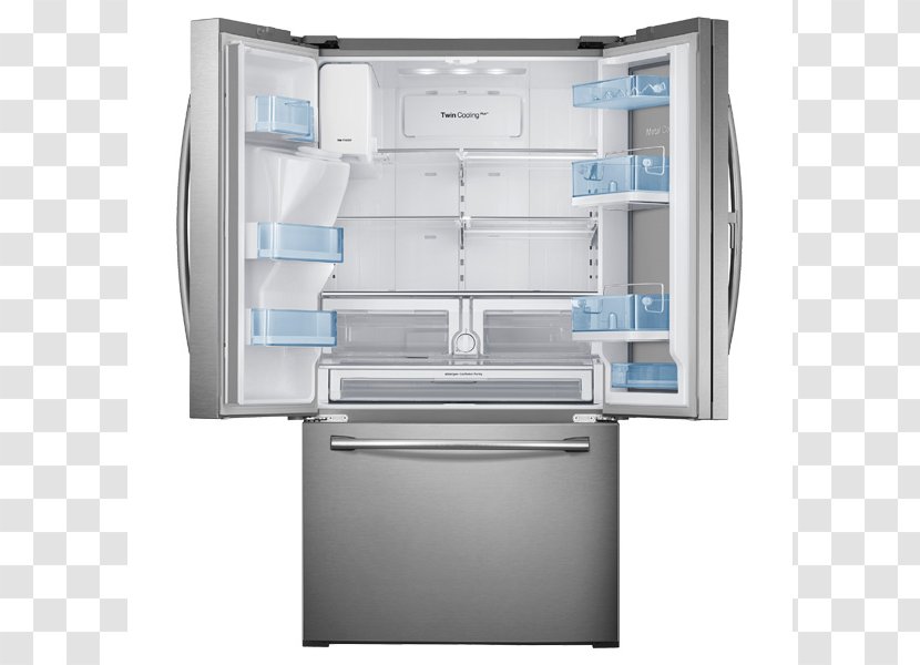 Samsung Food ShowCase RH77H90507H RF28HDED Refrigerator Frigidaire Gallery FGHB2866P Transparent PNG
