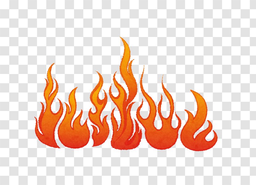 Flame Fire Logo - Orange Transparent PNG