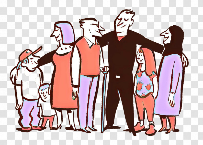 People Social Group Cartoon Family Pictures Conversation Transparent PNG