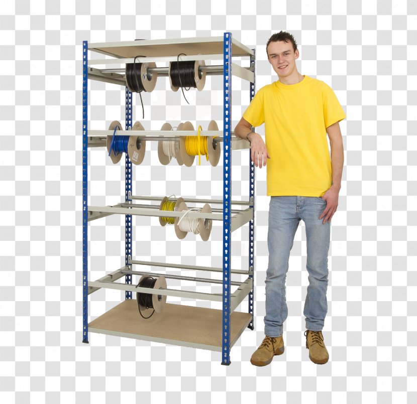 Cable Reel Pallet Racking Shelf Electrical - Tray - Store Transparent PNG