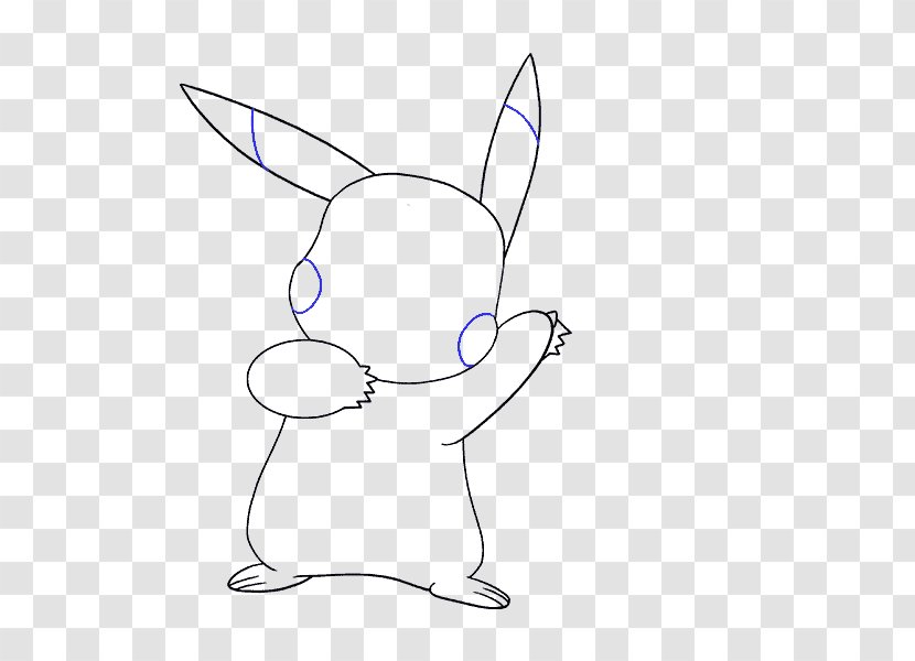 Domestic Rabbit Pikachu Drawing Clip Art Illustration - Flower Transparent PNG