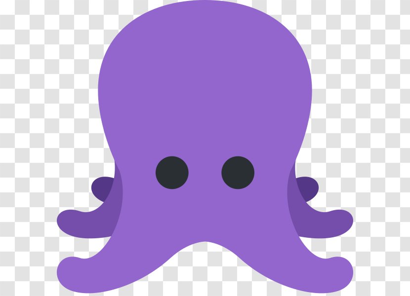 Octopus Emoji Image Squid - Organism Transparent PNG