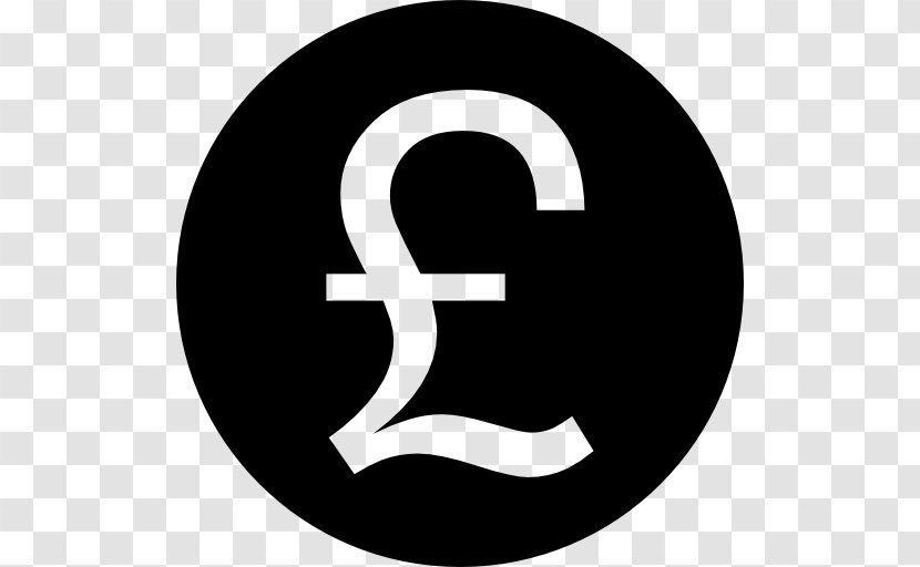 Pound Sterling Sign Currency Symbol Bank - Text - British Pounds Transparent PNG