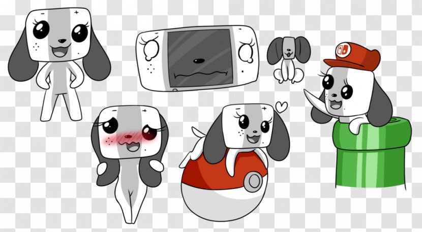Dalmatian Dog Nintendo Switch Pro Controller Joy-Con Arms - Fan Art Transparent PNG