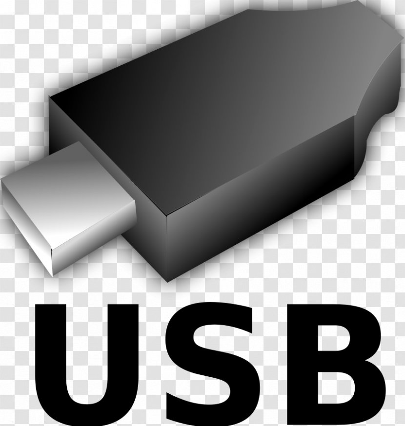 Laptop USB Flash Drives Clip Art - Usb Transparent PNG
