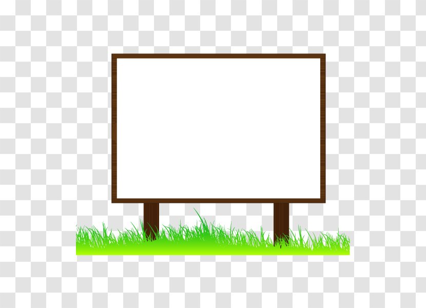 Download Display Device - Grass - Billboard Transparent PNG