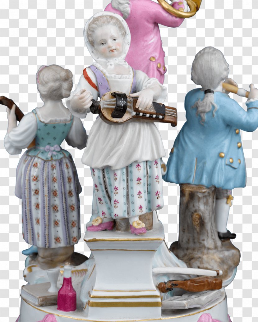 Meissen Porcelain Figurine Antique - Statue - Sequin Transparent PNG