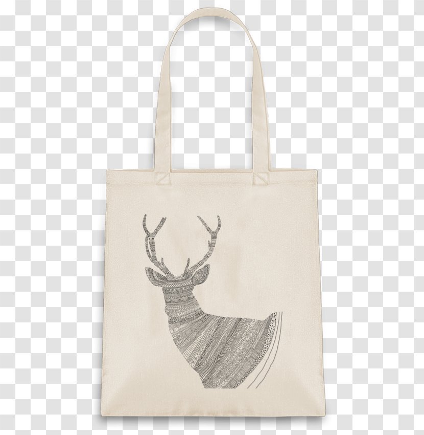 Tote Bag Deer Canvas Print Antler - Art Transparent PNG
