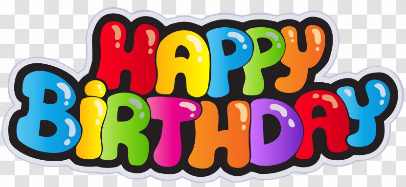 Birthday Party Wish Gift Clip Art - Text - Happy Image Transparent PNG