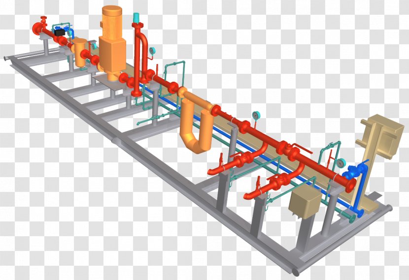 Piping 3D Computer Graphics Engineering Rendering Pipe - Autocad - Zaher Transparent PNG