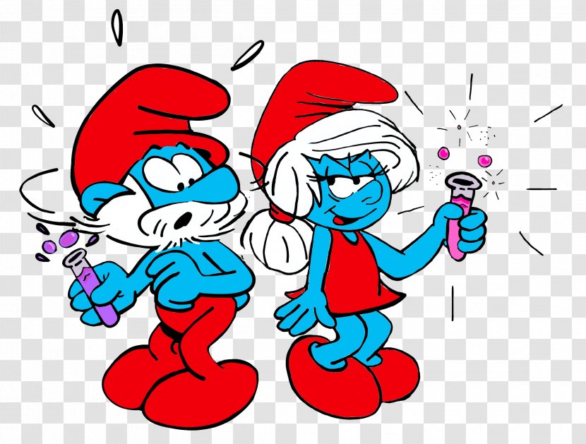 Papa Smurf Smurfette Grouchy Vexy Mister Peabody - Heart Transparent PNG