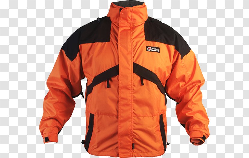 Jacket Polar Fleece Winter Clothing Outerwear Hood - Orange Transparent PNG