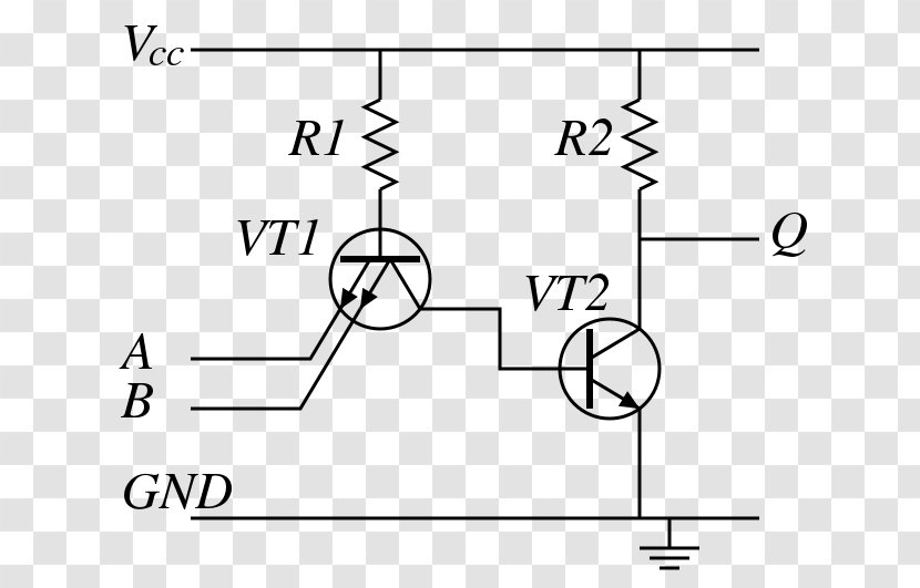 Transistor–transistor Logic NAND Gate 7400 Series - Watercolor - Totem Transparent PNG