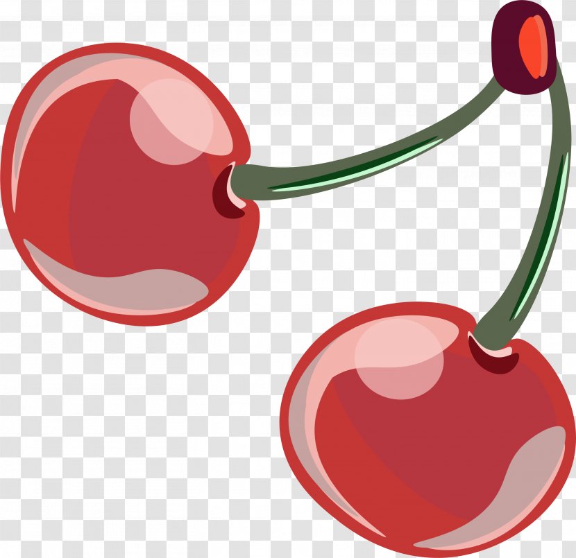 Cherry Red Cartoon Drawing Clip Art Transparent PNG