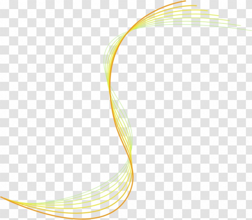 Line Circle Angle - Yellow - Design Elements Transparent PNG
