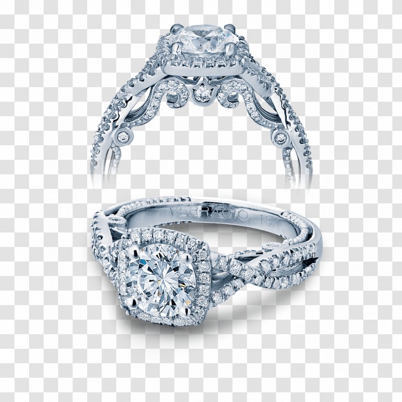 Engagement Ring Diamond Princess Cut - Designer Transparent PNG