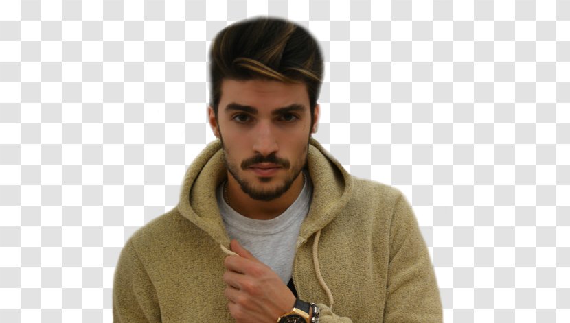Mariano Di Vaio Hairstyle Quiff Beard Designer Stubble - Microphone Transparent PNG