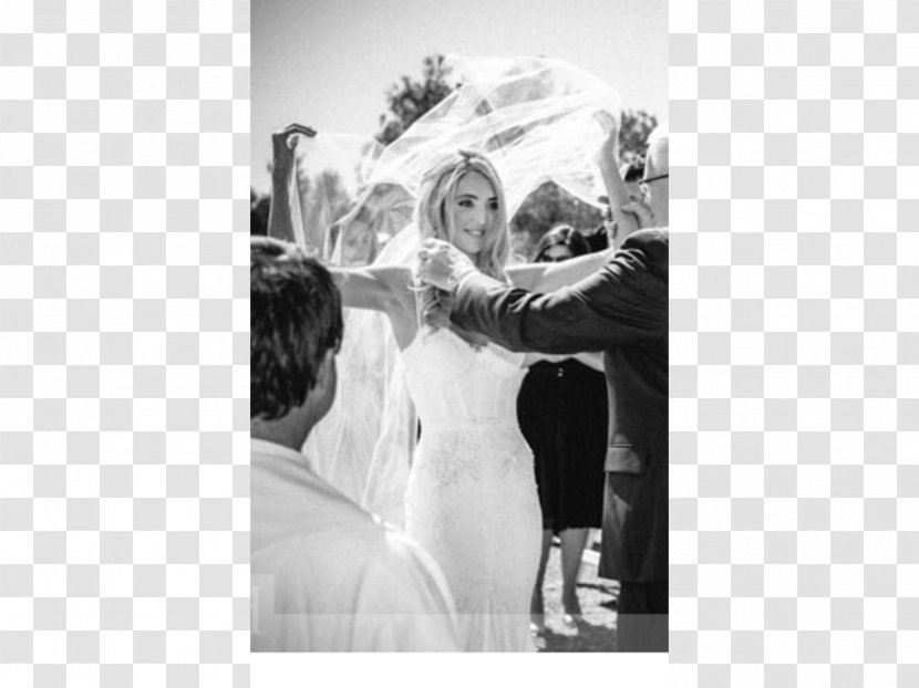 Wedding Dress Bride Ivory White - Monochrome Photography Transparent PNG