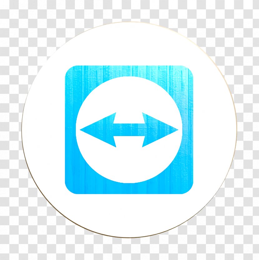 Control Icon Desktop Remote - Text - Teal Electric Blue Transparent PNG