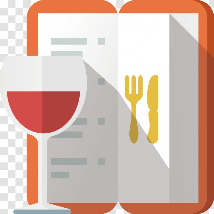 Wine Glass Restaurant Logo - European And American Transparent PNG