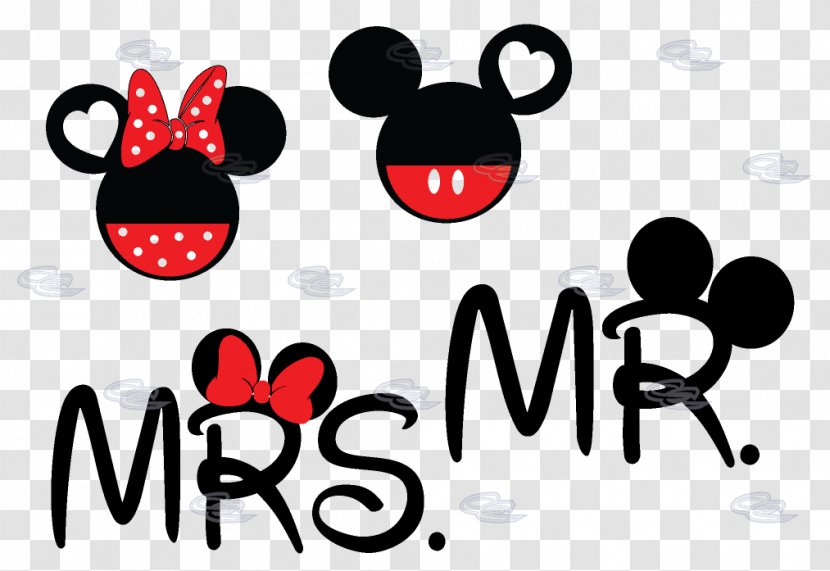 Mickey Mouse Minnie Mrs. T-shirt Mr. - Marriage Transparent PNG
