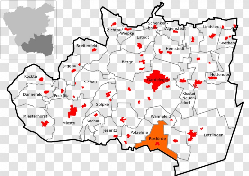 Salzwedel Breitenfeld, Saxony-Anhalt Algenstedt Mieste Solpke - White - Map Transparent PNG