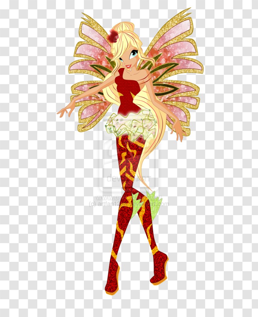 Roxy Bloom Stella Daphne Sirenix - Butterflix - Fairy Transparent PNG