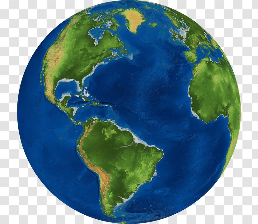 Earth Globe World Map - Grid - HD Transparent PNG