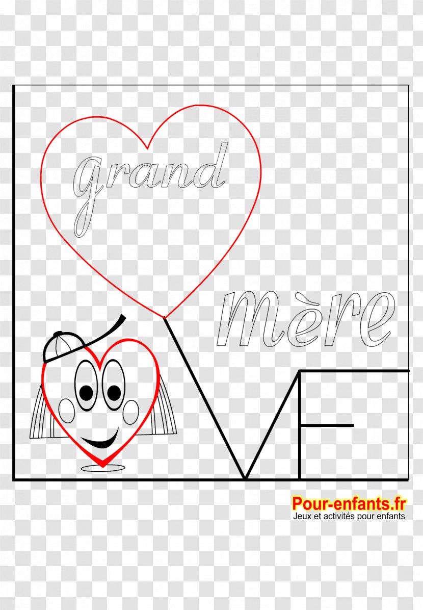 Grandmother's Day Drawing Party - Heart - Mother's Transparent PNG