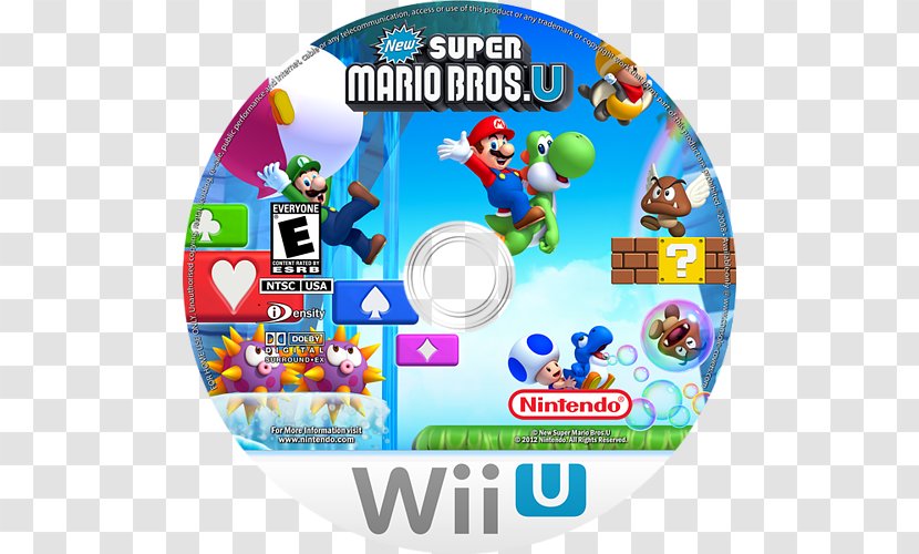 New Super Mario Bros. U Wii - Arcade Game - Disk Jockey Transparent PNG