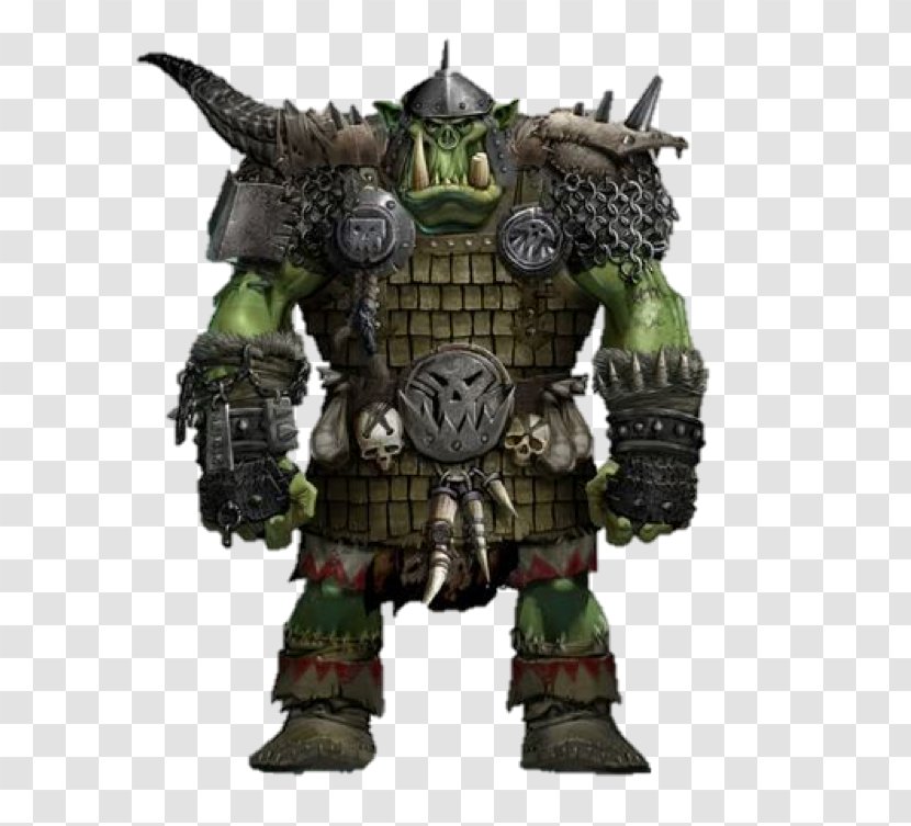 Warhammer Fantasy Battle Orcs And Goblins 40,000 Online: Age Of Reckoning - Figurine - Armour Transparent PNG
