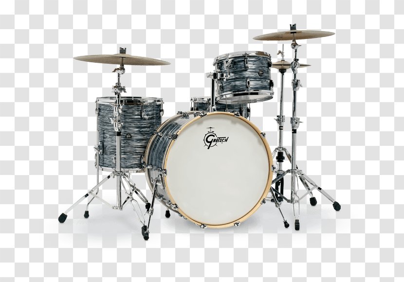 Bass Drums Tom-Toms Timbales Snare - Gretsch - Oyster Pearl Transparent PNG