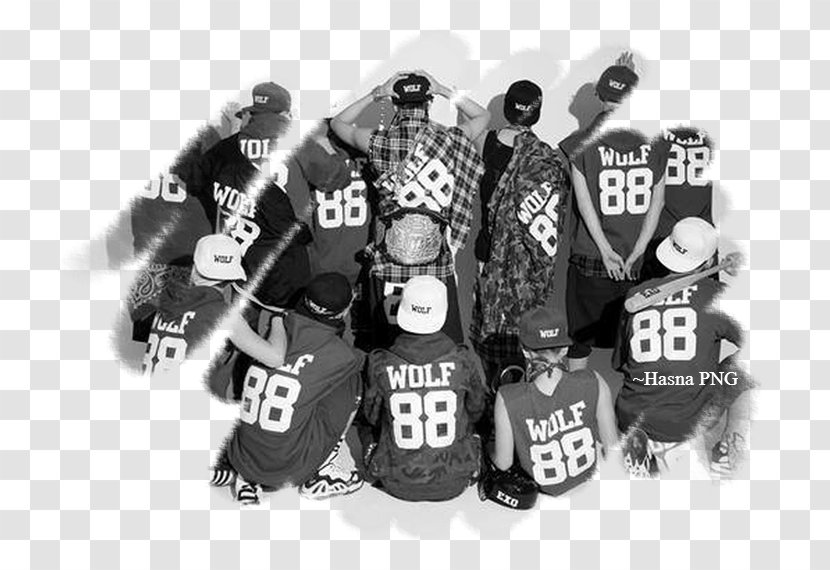 Exo From Exoplanet #1 – The Lost Planet Wolf XOXO Growl - Monochrome Photography Transparent PNG