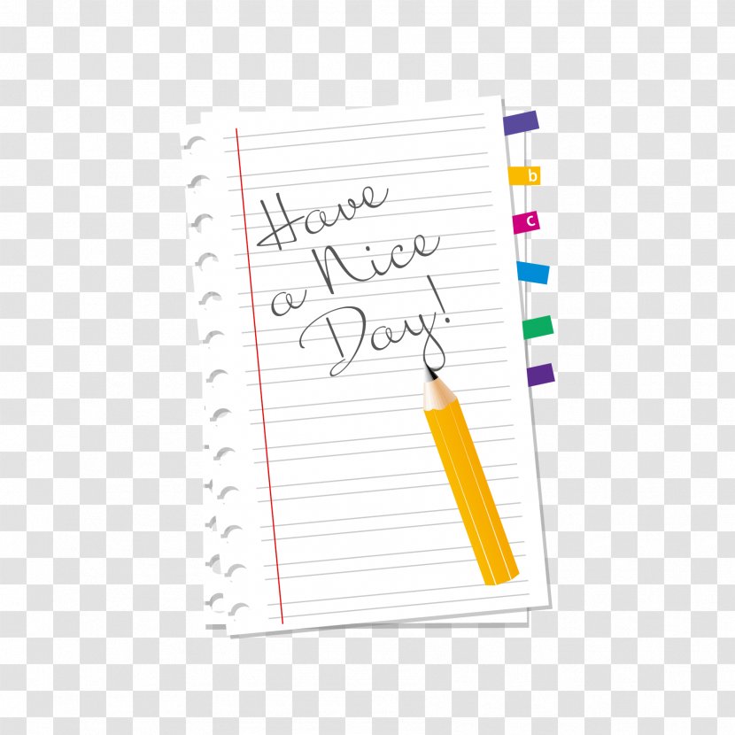 Paper Laptop Notebook - Text - Vector Pen And Transparent PNG