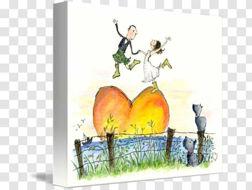 Dance Painting Drawing Art - Be Kind Hearted Transparent PNG