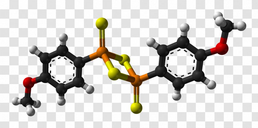 Lawesson's Reagent Molecule Chemistry Organic Synthesis - Body Jewelry - Thioketone Transparent PNG