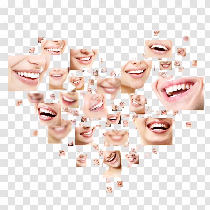 Smile Stock Photography Dentistry Human Tooth Shutterstock - Health Beauty - Heart-shaped Smiley Teeth Transparent PNG