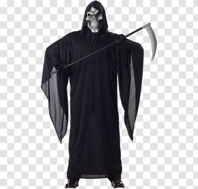 Death Robe Costume Party Halloween - Skeleton Transparent PNG