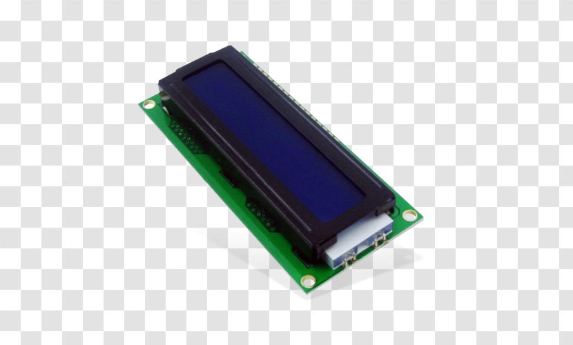 Liquid-crystal Display LCD1602 (5V Blue Backlight) Electronics Flash Memory - Personal Computer Hardware - Lcd 1602 Transparent PNG