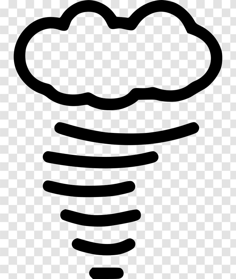 Tornado Weather And Climate Clip Art - Black Transparent PNG