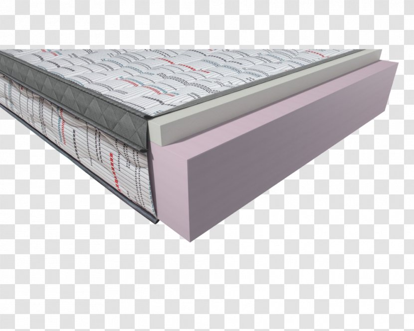 Bed Frame Mattress Memory Foam Box-spring Transparent PNG