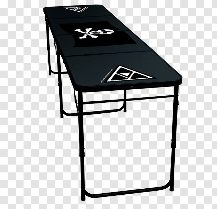 Table Beer Pong Ping - Black Transparent PNG
