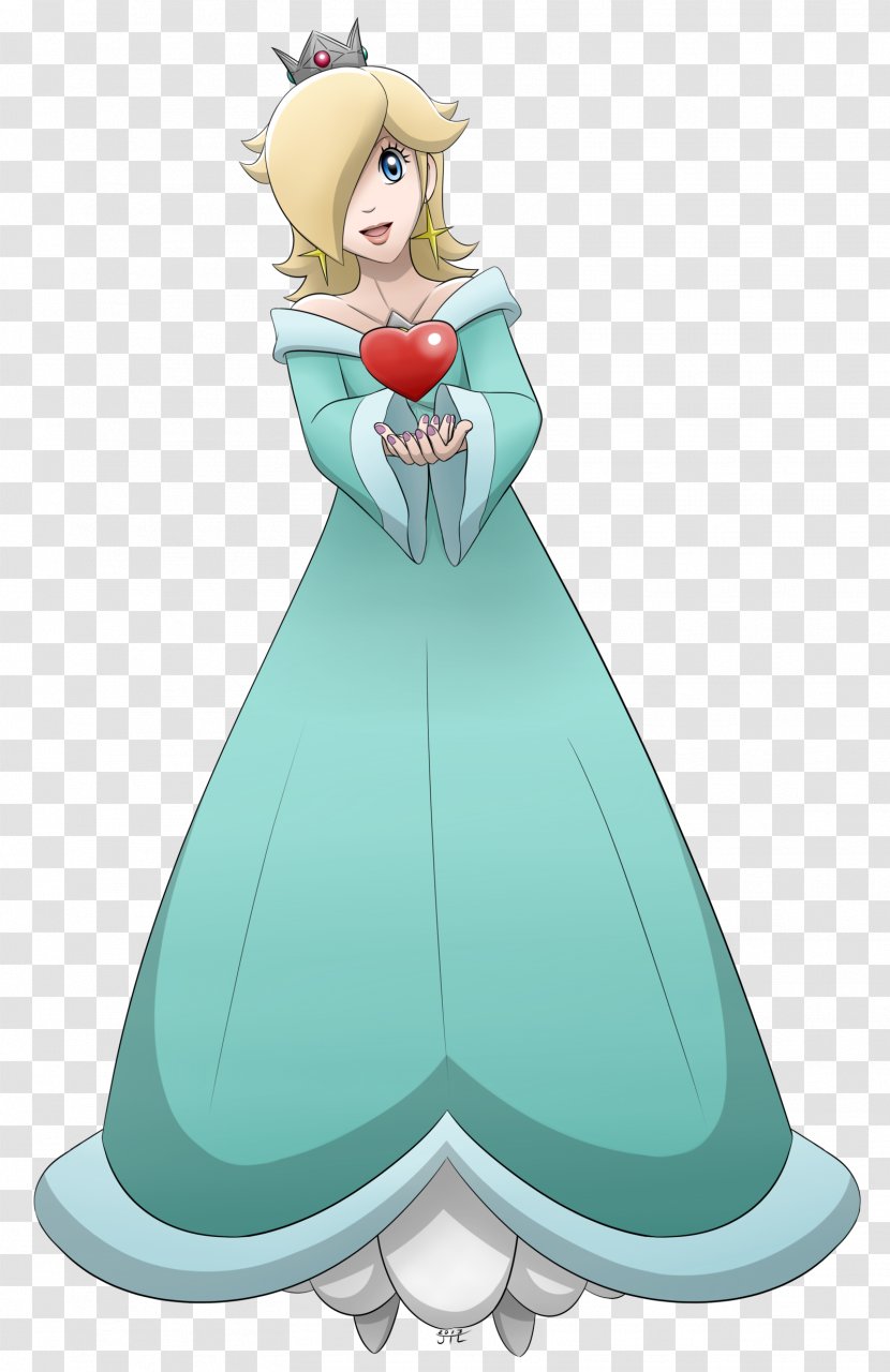 Rosalina Super Mario Galaxy Princess Peach Daisy - Cartoon - Comm Transparent PNG